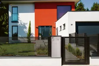 Bild von einem Zaunsystem aus Aluminium