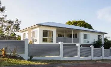 Bild von einem Zaunsystem aus Aluminium