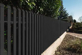 Bild von einem Zaunsystem aus Aluminium