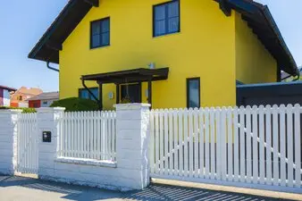 Bild von einem Zaunsystem aus Aluminium