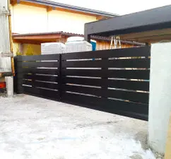 Bild von einem Zaunsystem aus Aluminium