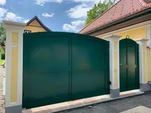 Bild von einem Zaunsystem aus Aluminium