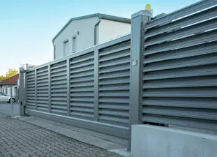 Bild von einem Zaunsystem aus Aluminium