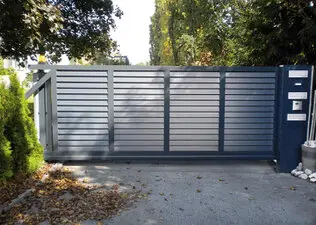 Bild von einem Zaunsystem aus Aluminium