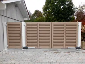 Bild von einem Zaunsystem aus Aluminium