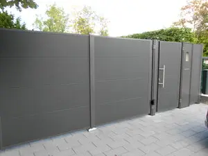 Bild von einem Zaunsystem aus Aluminium