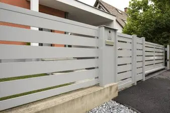 Bild von einem Zaunsystem aus Aluminium